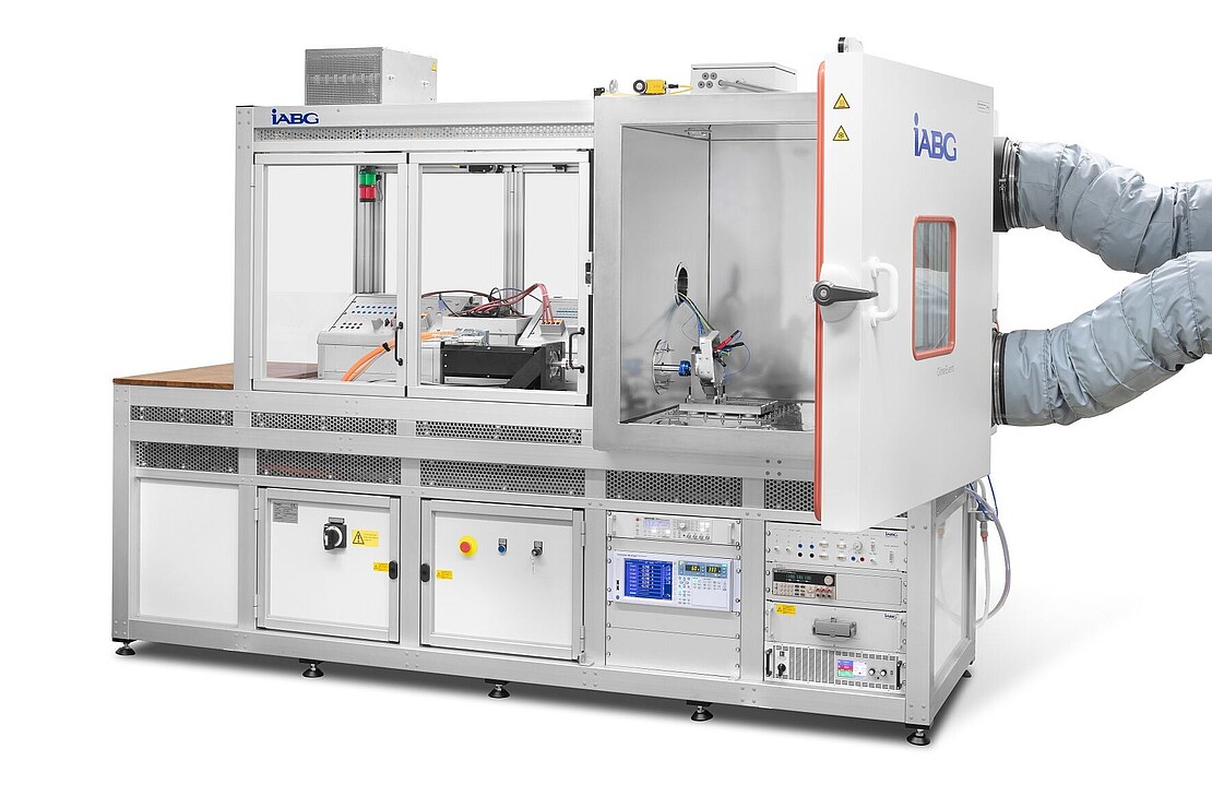 Prüfstand für Elektromotoren der IABG Test Systems